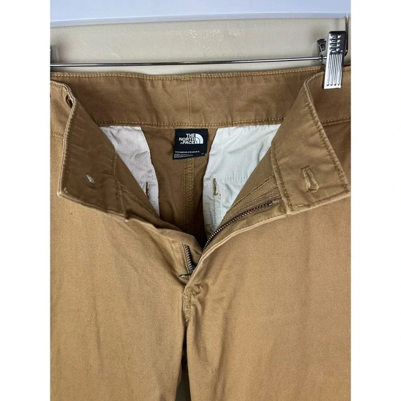 The North Face Brown Khaki Straight Leg Utility Pants Women’s Size 10 - Picture 2 of 6